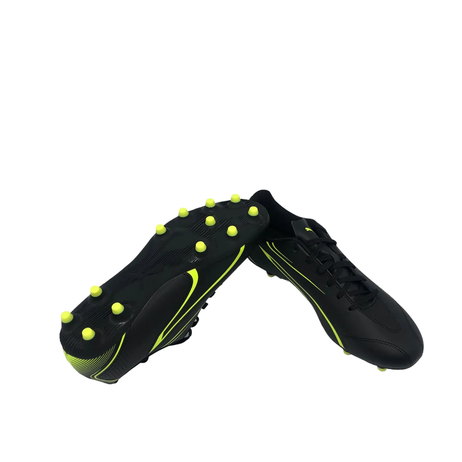 - Puma VITORIA FG/AG Men's Football Boots Black/Electric Lime - (107483 03) - ZX4 - R2L17