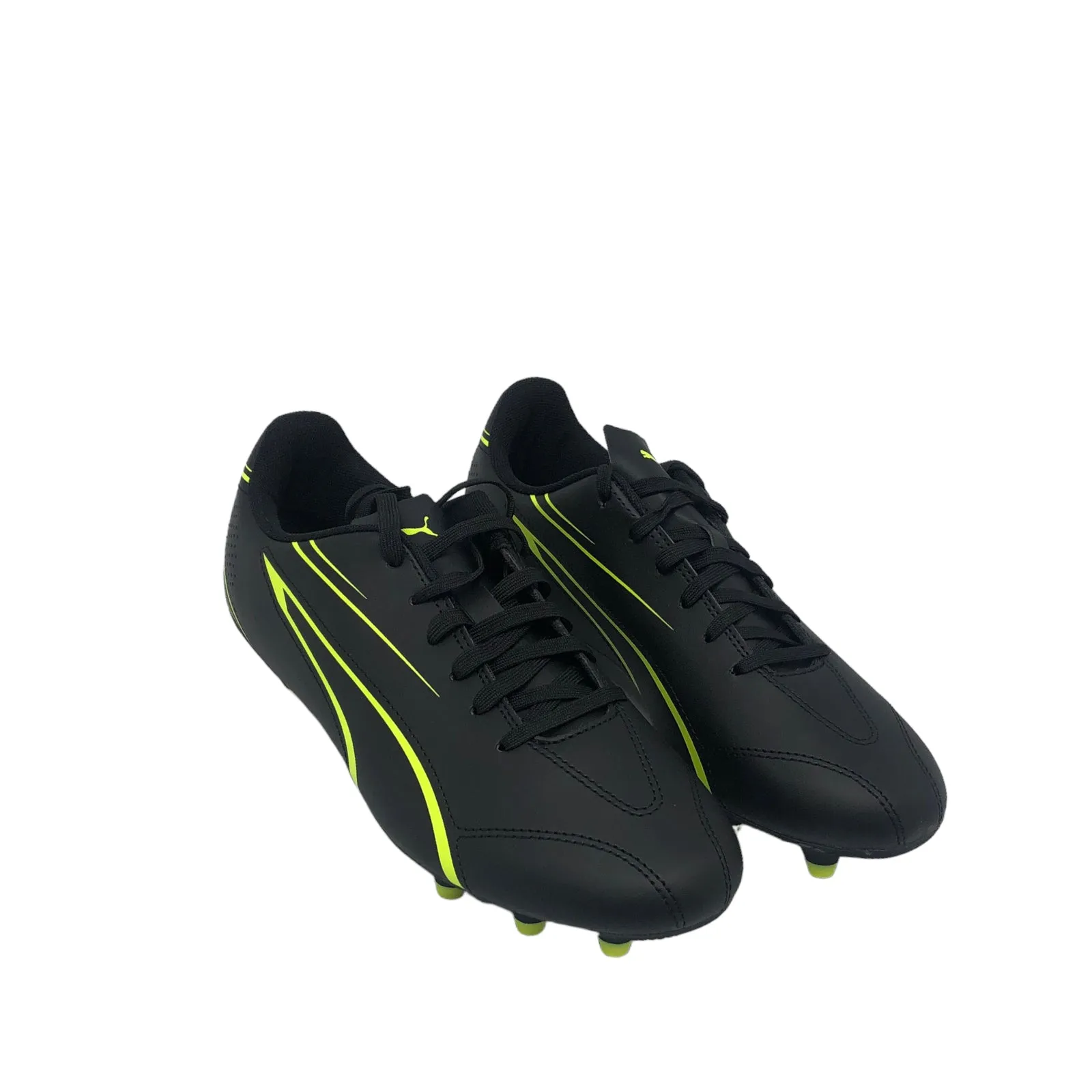 - Puma VITORIA FG/AG Men's Football Boots Black/Electric Lime - (107483 03) - ZX4 - R2L17