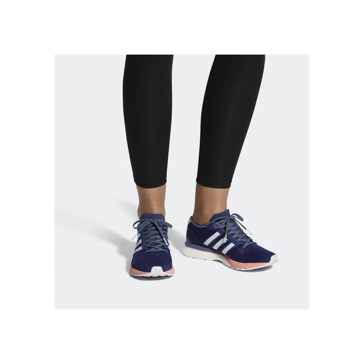 Adidas Boston 6 shoes blue and white Woman SS18