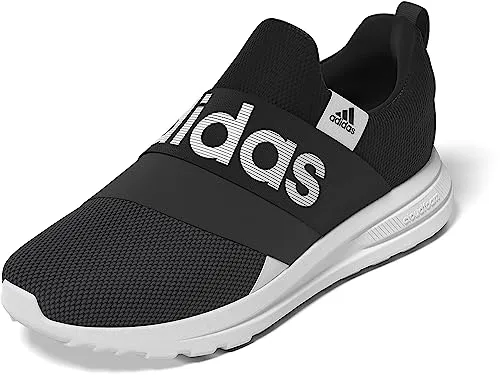 adidas Men's Lite Racer Adapt 6.0 Sneaker, Black/Bright Red/White, 10