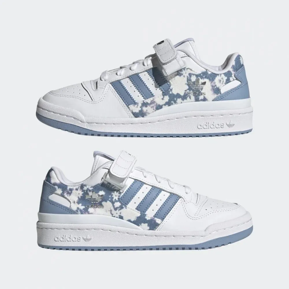 adidas Originals Womens Forum Low Shoes - Floral Ambient Sky