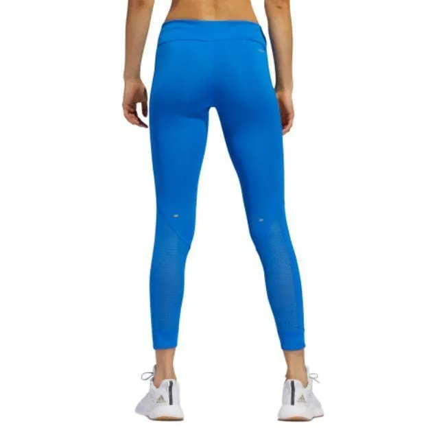 Adidas Own The Run 3-Stripes Fast Women Running Tight Glow Blue Fq2453