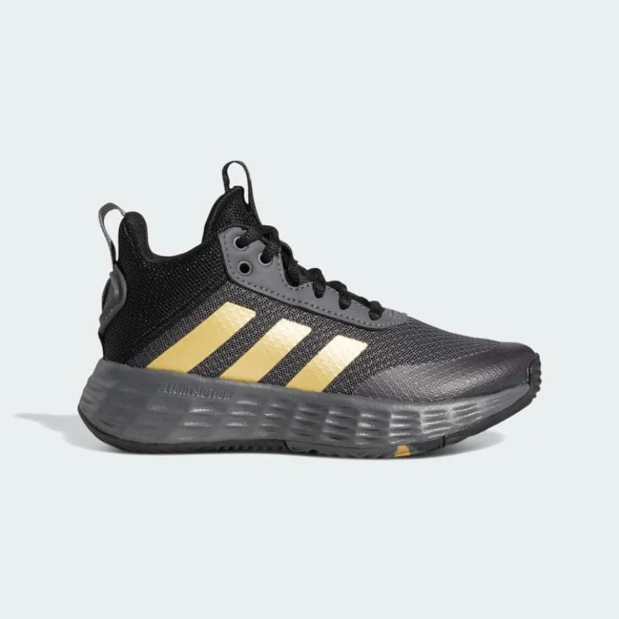 Adidas Ownthegame 2.0 Boys Basketball Shoes Grey/Black/Gold