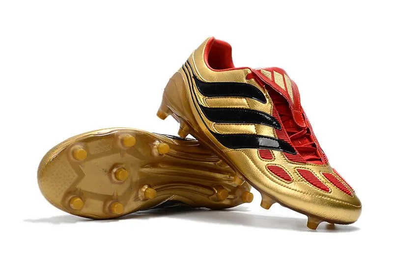 Adidas Predator Accelerator  FG Cleats Gold/Red/Black