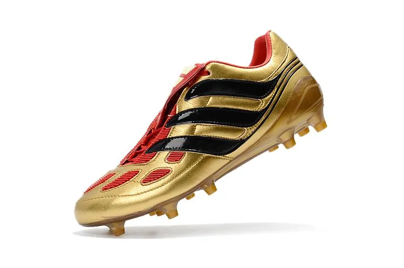 Adidas Predator Accelerator  FG Cleats Gold/Red/Black