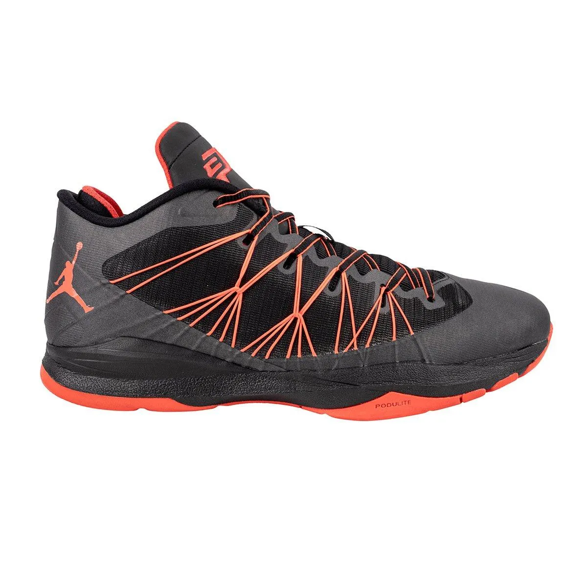 Air Jordan Cp3.Vii Basketball Sport Shoes Fabric Black Colour For Men