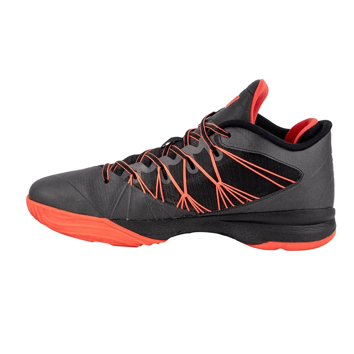 Air Jordan Cp3.Vii Basketball Sport Shoes Fabric Black Colour For Men