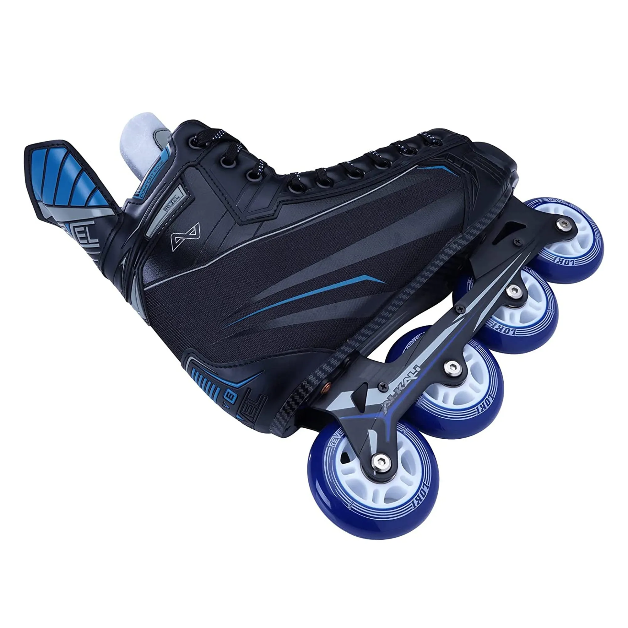 Alkali Hockey Revel 6 Inline Roller Hockey Skates for Shoe Sizes 7-7.5(Open Box)