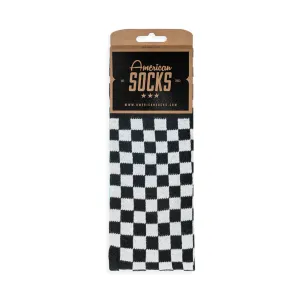 American Socks Checkerboard - Black - Mid High