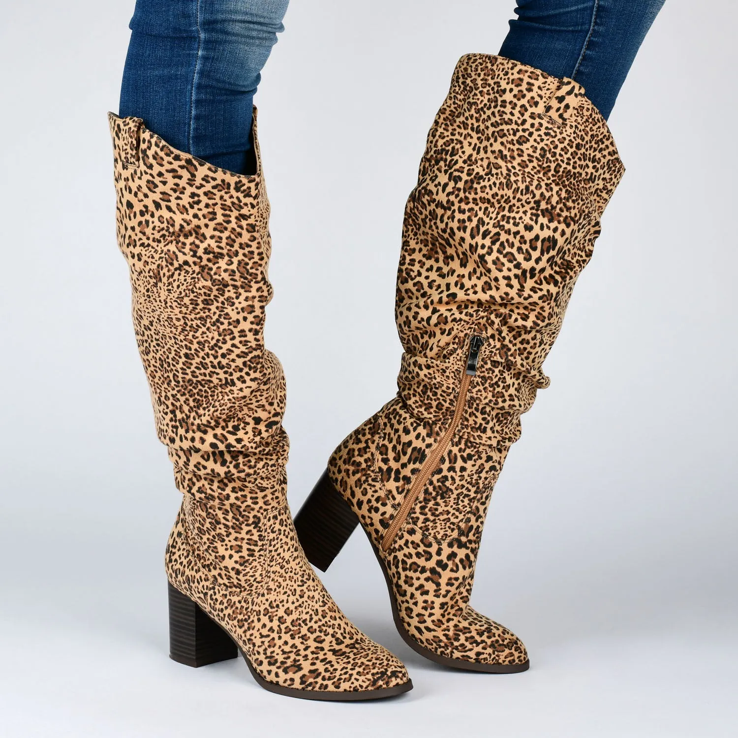 ANEIL KNEE HIGH BOOTS IN WIDE CALF