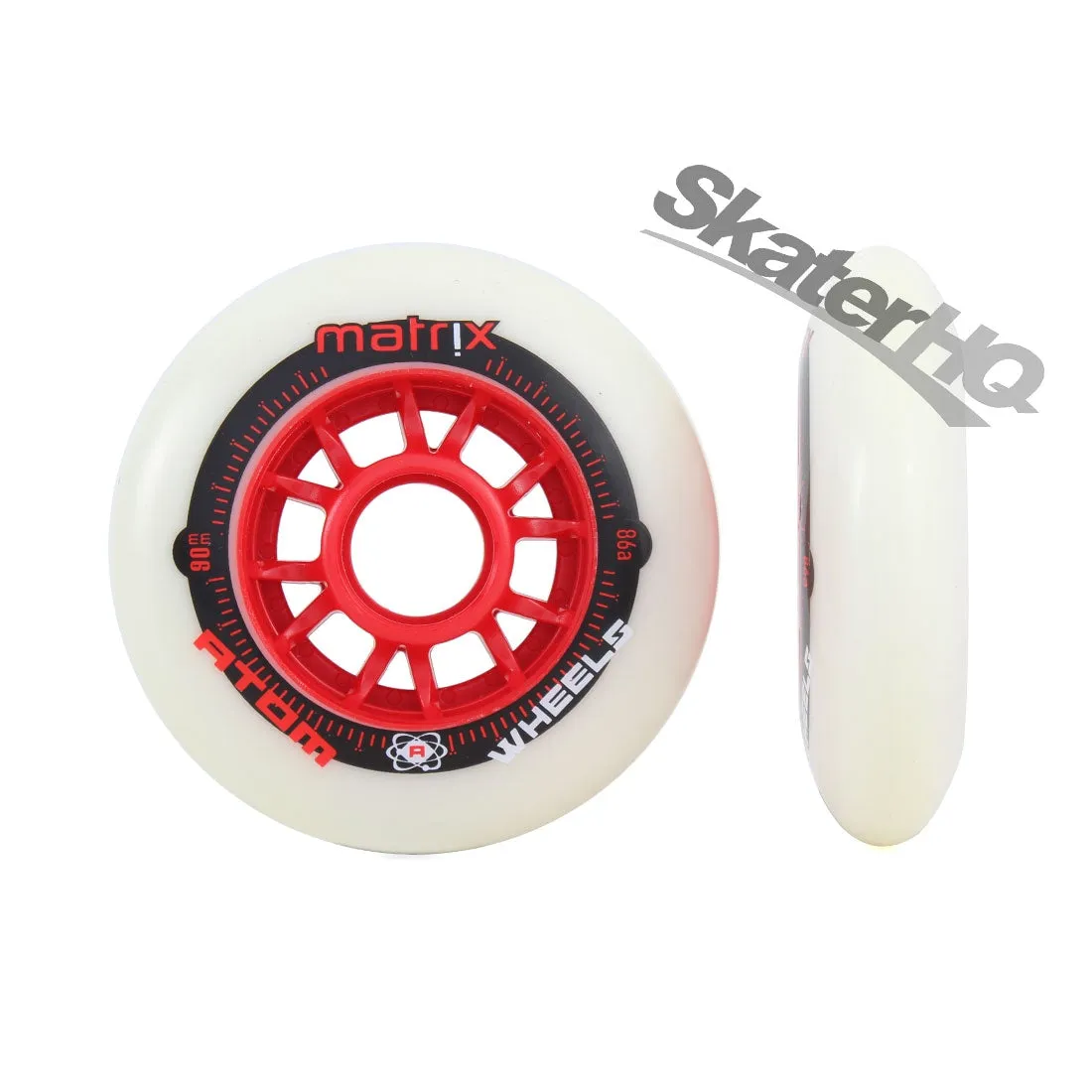 Atom Matrix 90mm 86a 8pk - White/Red