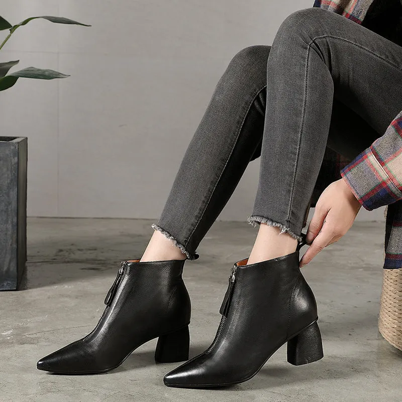 Autumn Winter Pointed High-Heeled Women's Fashion Boots| Gift Shoes