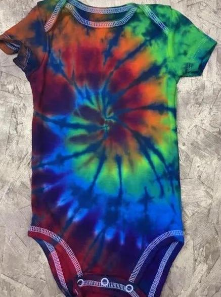 Baby Onesie Deep Space Spiral