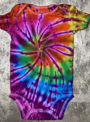 Baby Onesie Tropical Spiral