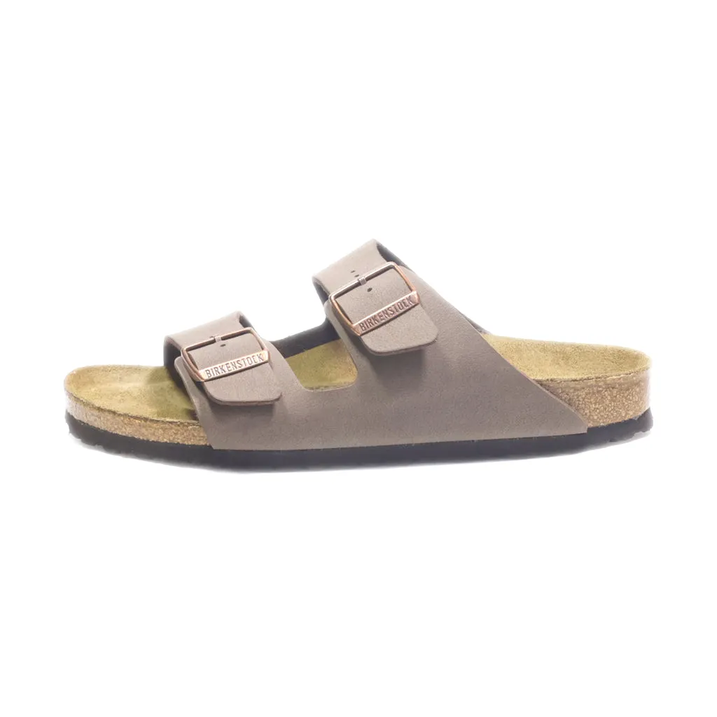 Birkenstock Arizona Flat Sandals Leather Brown Colour For Women