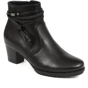 Block Heeled Ankle Boots  - WOIL40039 / 326 351