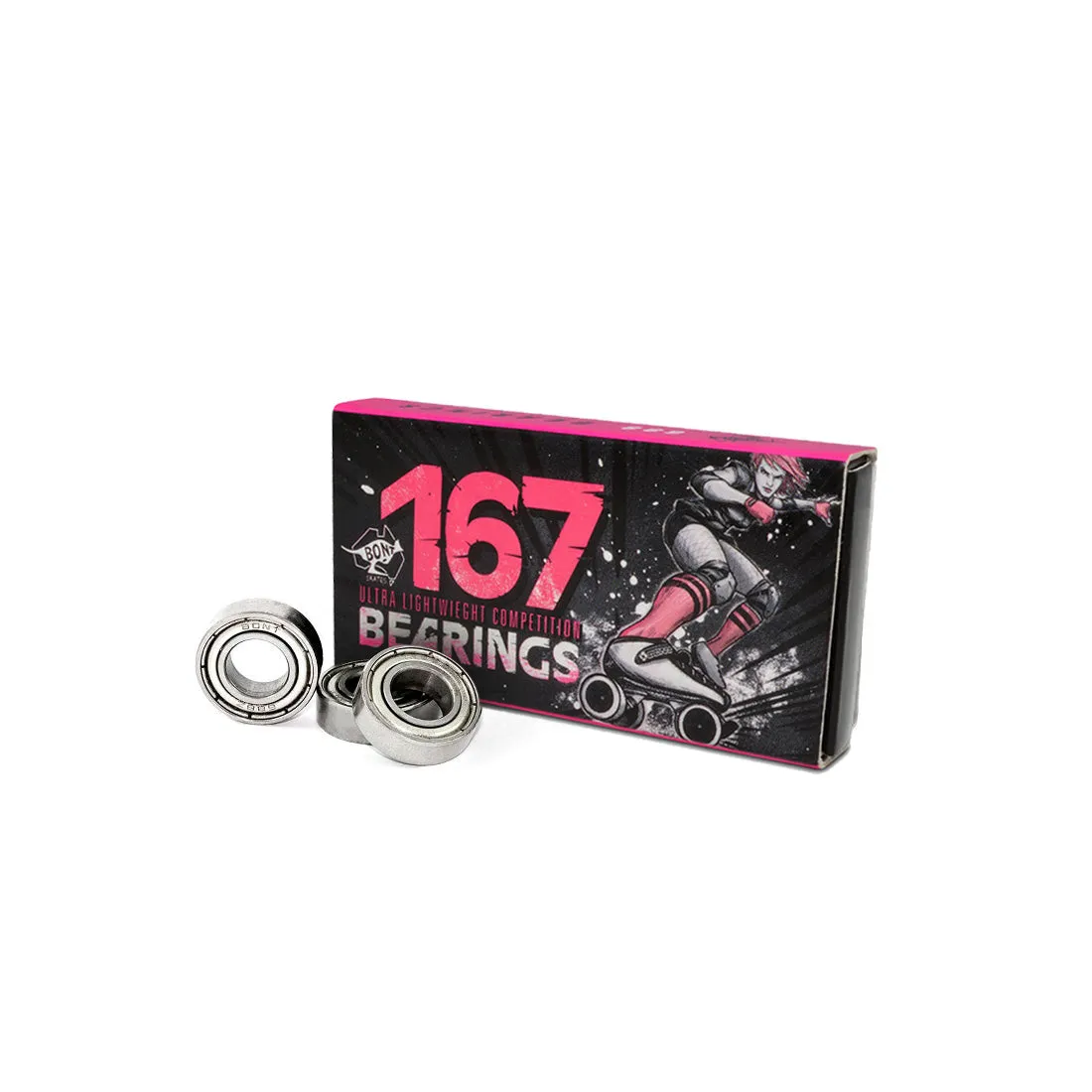 Bont Mini 167 Bearings 7mm 16pk