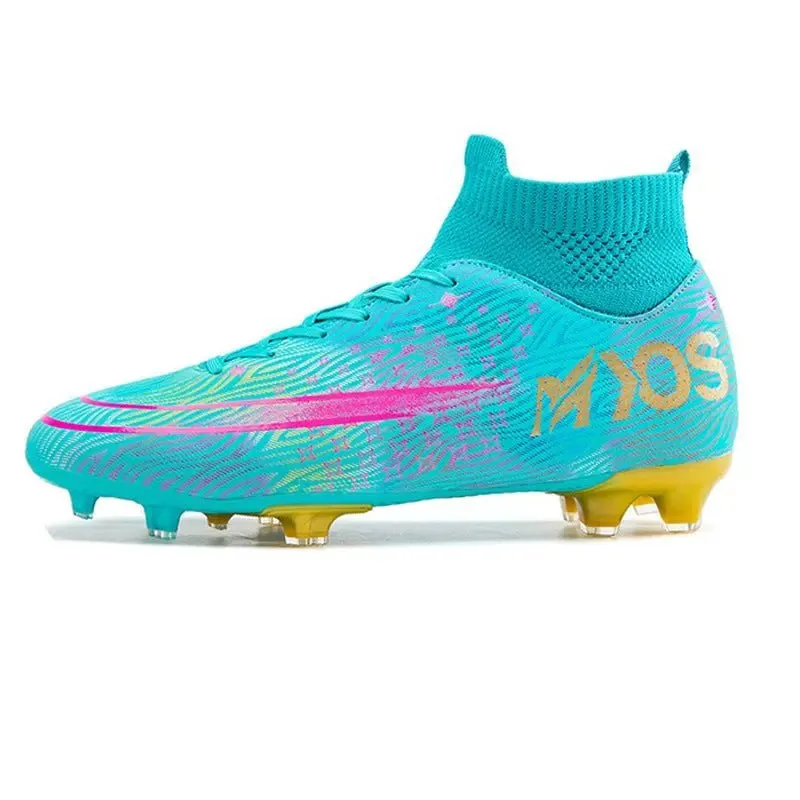 Boys Cleats High Top Soccer Boots - Ankle Football Soccer Boots