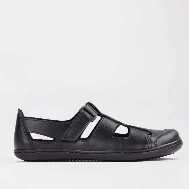 Boys School Sandal in Black Sizes 34 - 38 - 7817