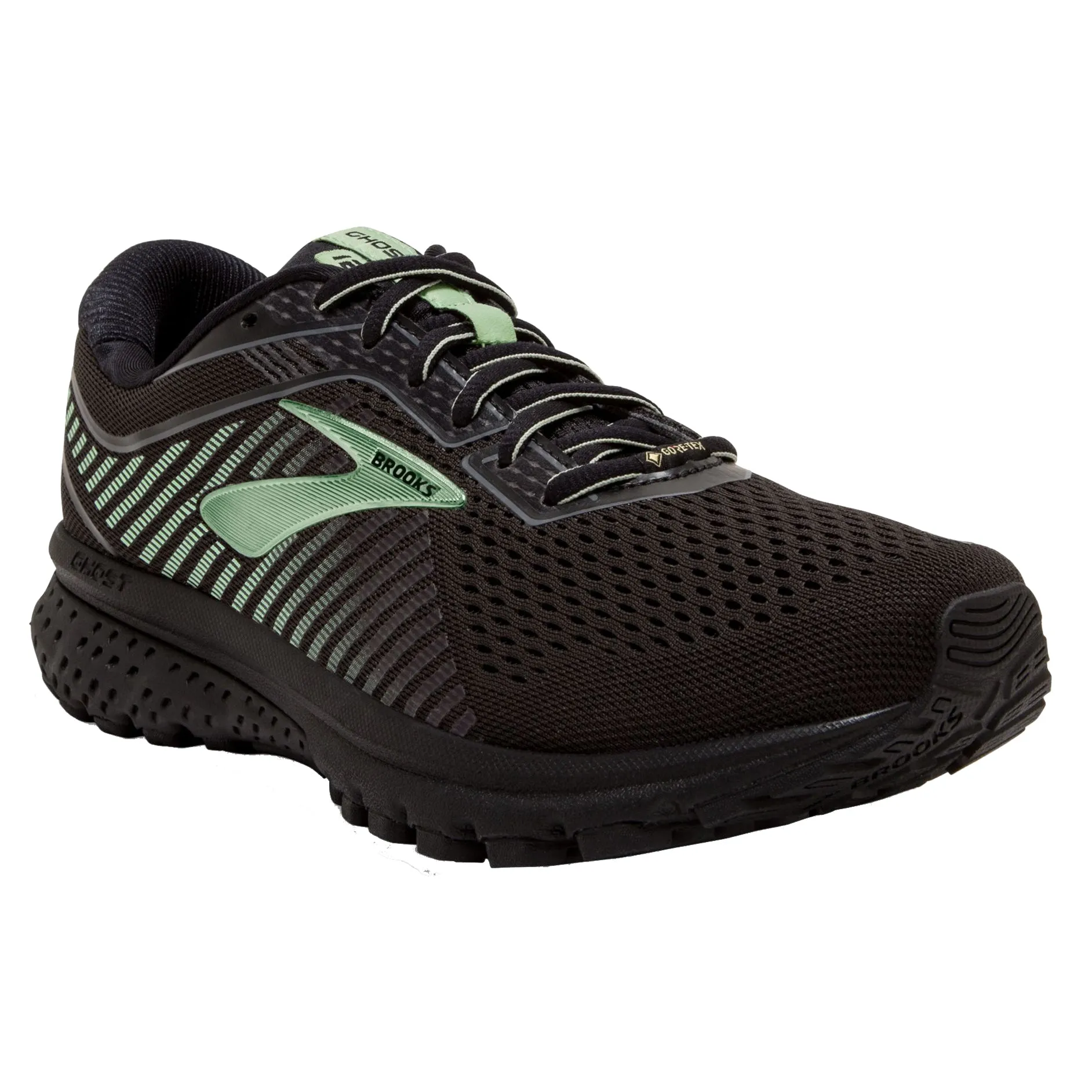 Brooks Ghost GTX 12 Black-Aqua Womens Running Shoes