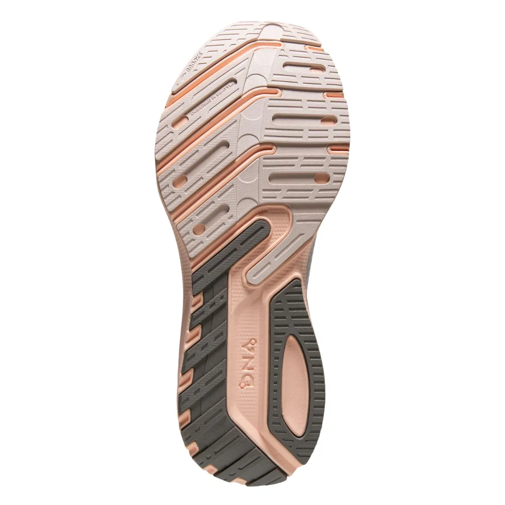 Brooks Launch 10 Grey/Crystal Grey/Pale Peach Running Shoes (Women's)