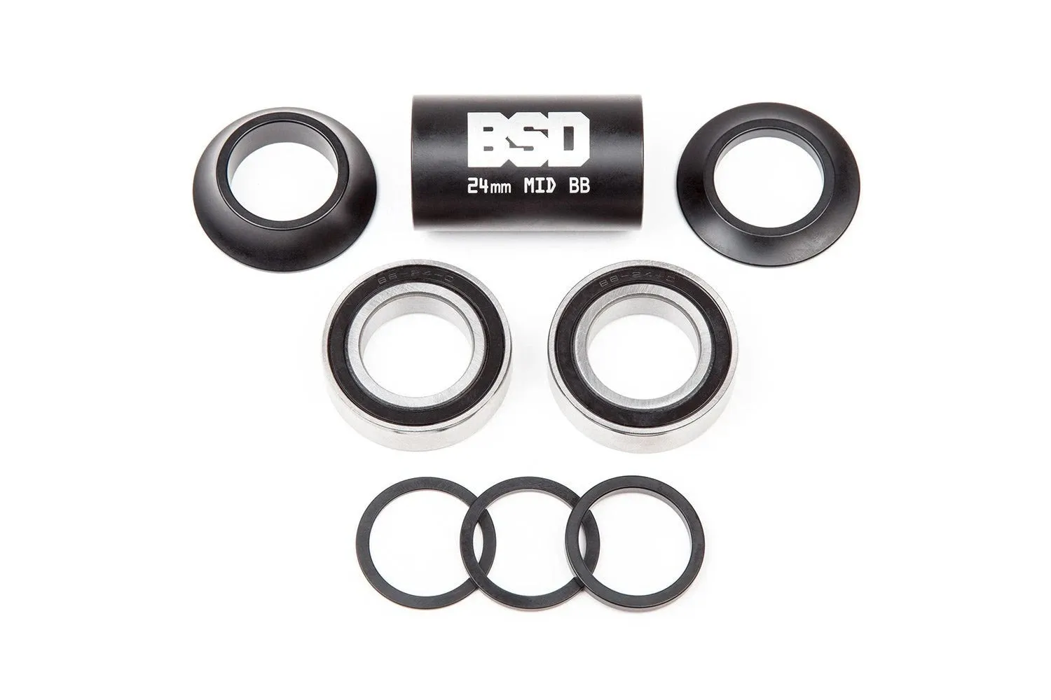 BSD BMX Substance Bottom Bracket XL 24mm - Black