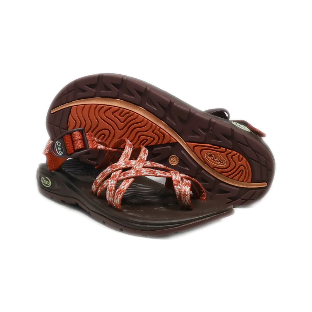 Chaco Zcloud X2 Flat Sandals Fabric Brown Colour For Women