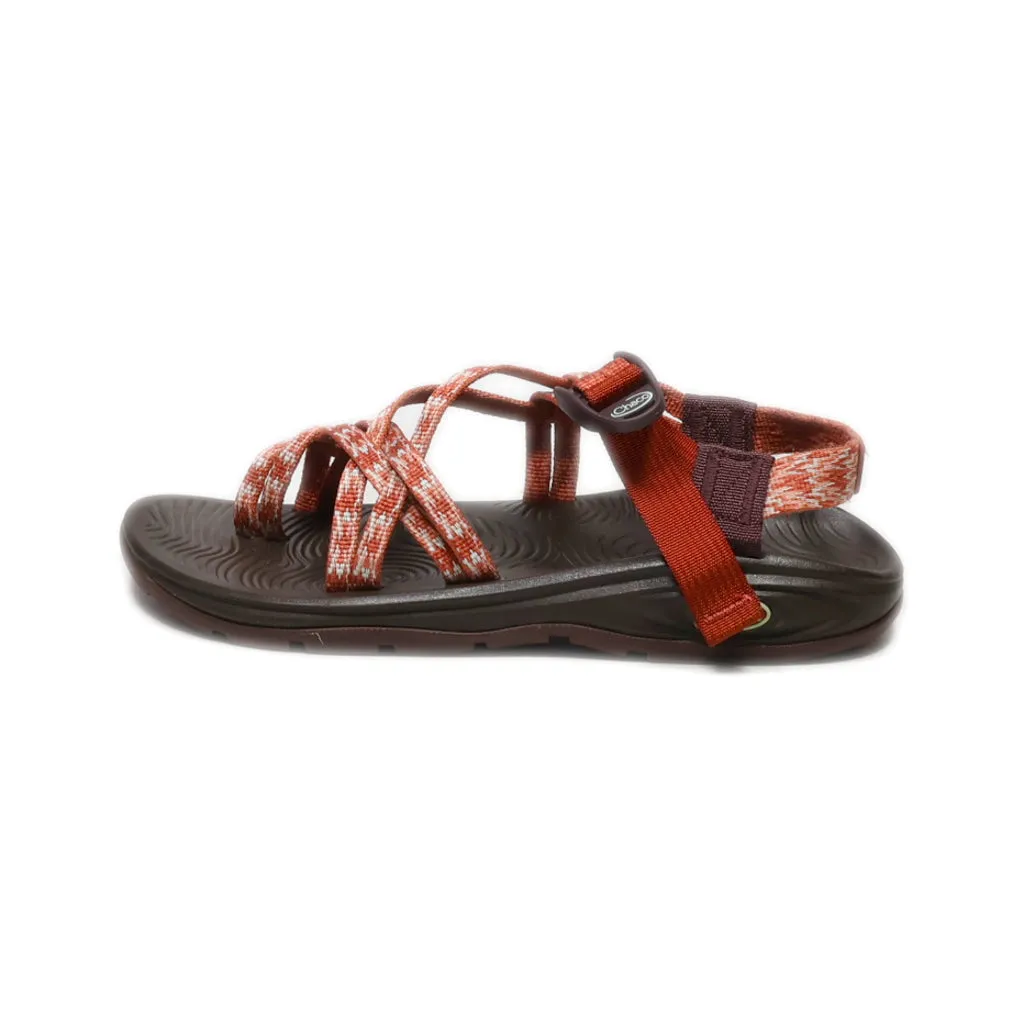 Chaco Zcloud X2 Flat Sandals Fabric Brown Colour For Women