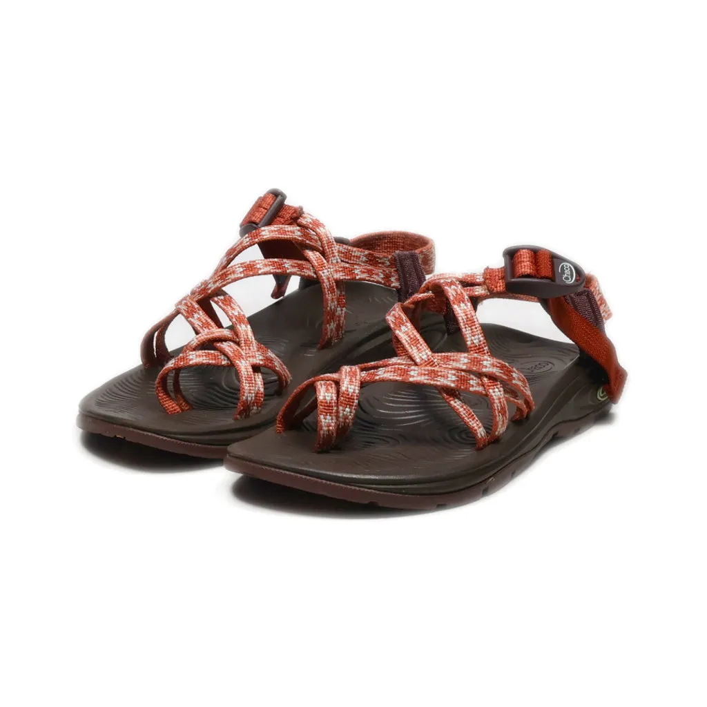 Chaco Zcloud X2 Flat Sandals Fabric Brown Colour For Women