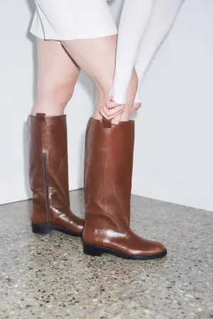 Charly Riding Boot in Burnt Caramel