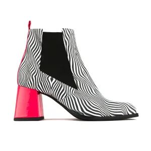 Claudia Mini - Optical Zebra & Black & Pink