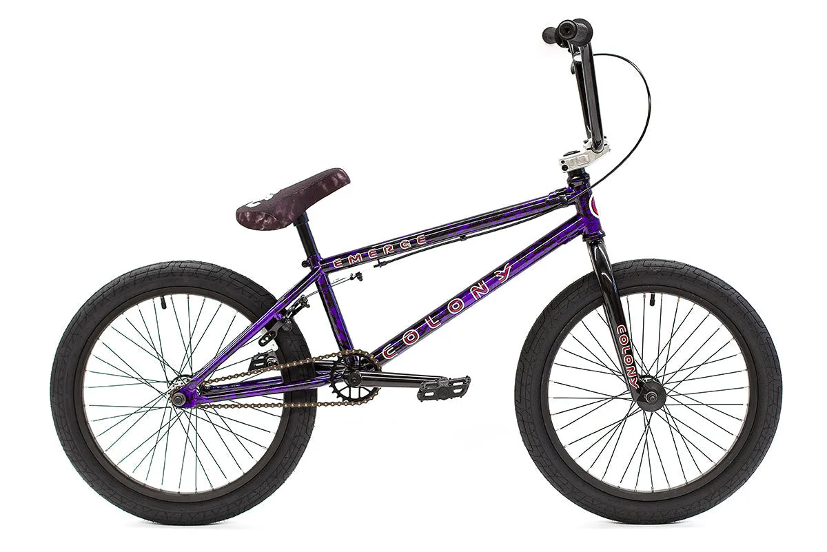 Colony Emerge 20" Complete BMX Bike - Purple Storm