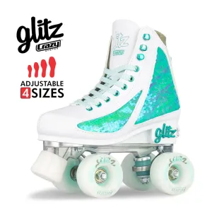 Crazy Disco Glitz Turquoise - Kids Adjustable