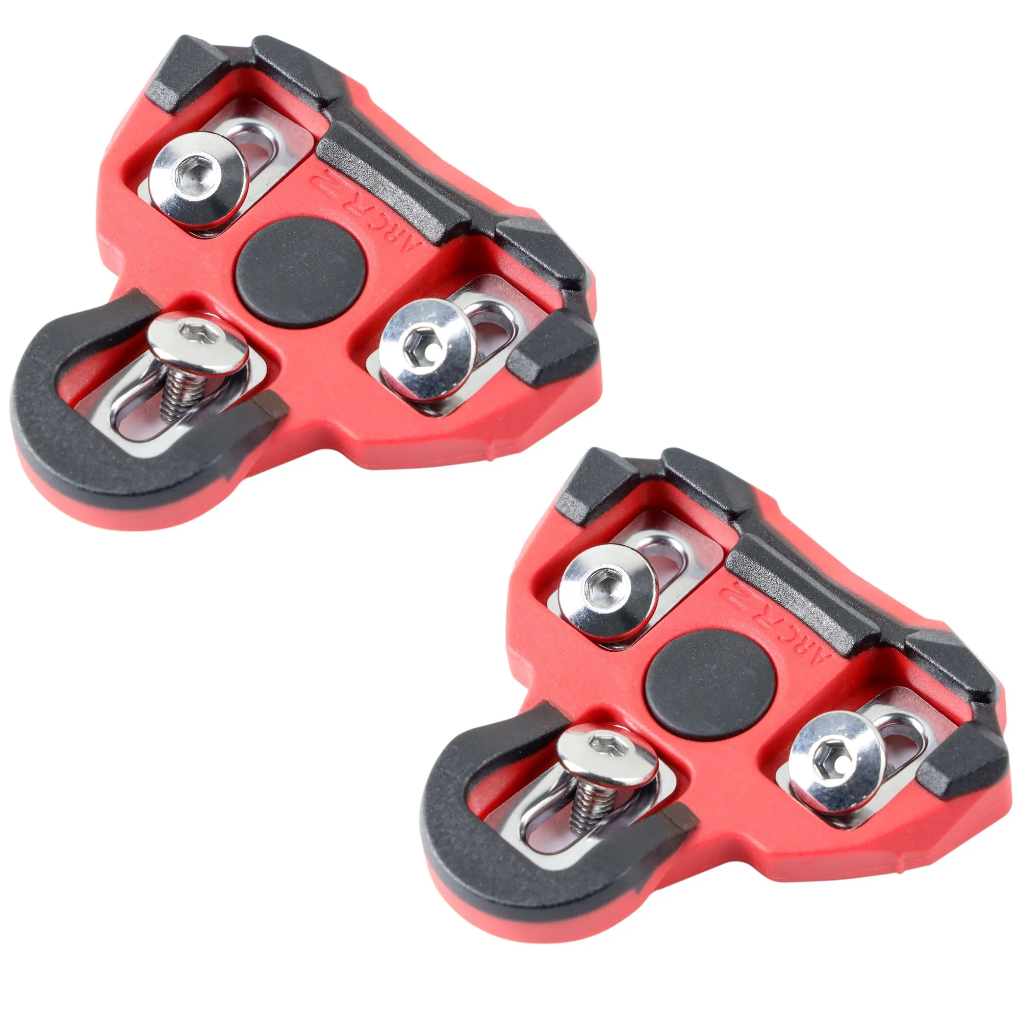 CyclingDeal Bike Cleats Compatible with Look Keo & Garmin Vector - Road Bike Bicycle Cleat Set with Wide Beam Design - 6 Degree Floating