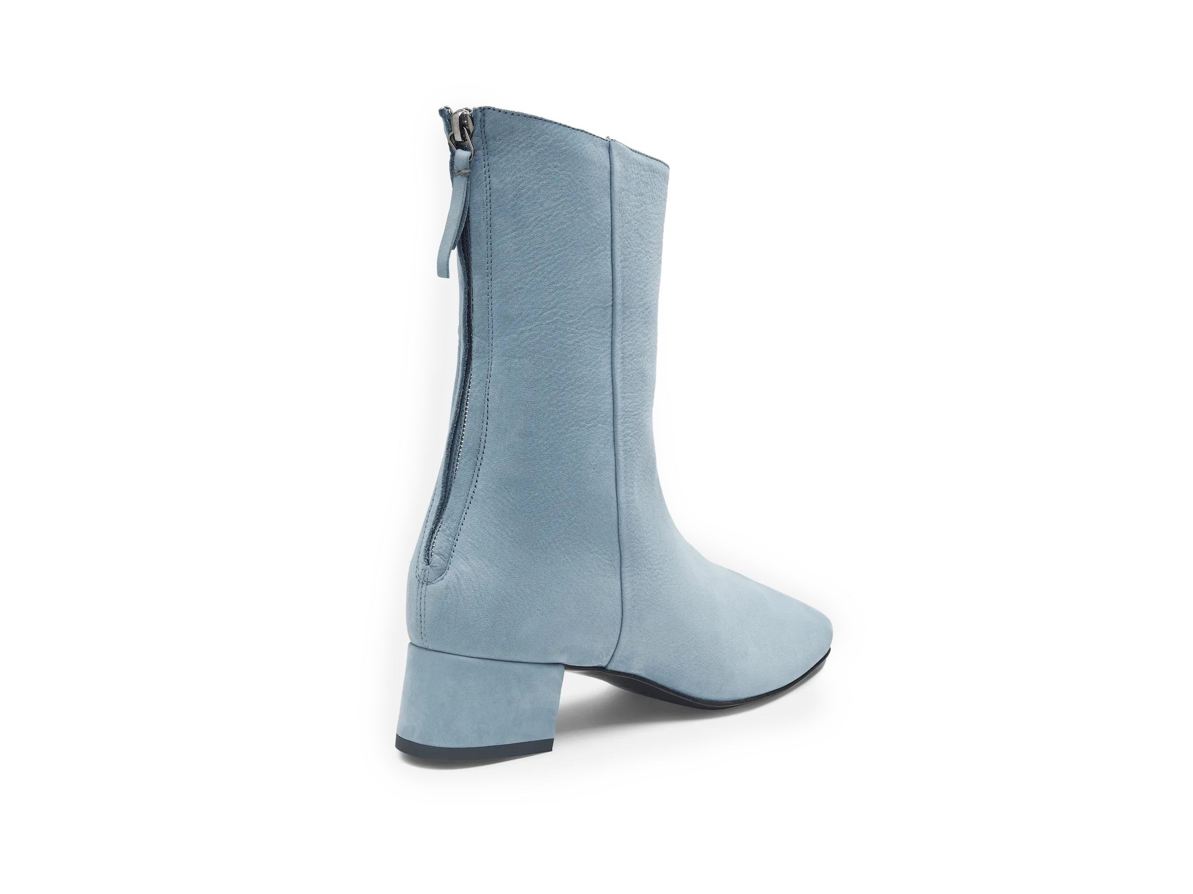 Debbie High Boots in Thunder Blue Nubuck