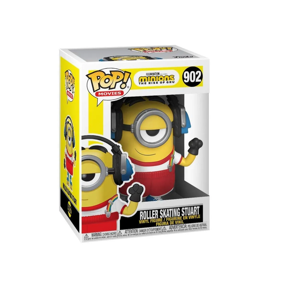 Funko Pop Minions The Rise of Gru - Roller Skating Stuart 902