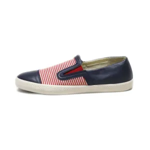 Geox Slip Ons Fabric Blue Colour For Women