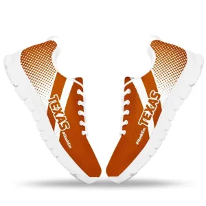 #HookEm Texas Fan Mesh Fabric Running Shoes