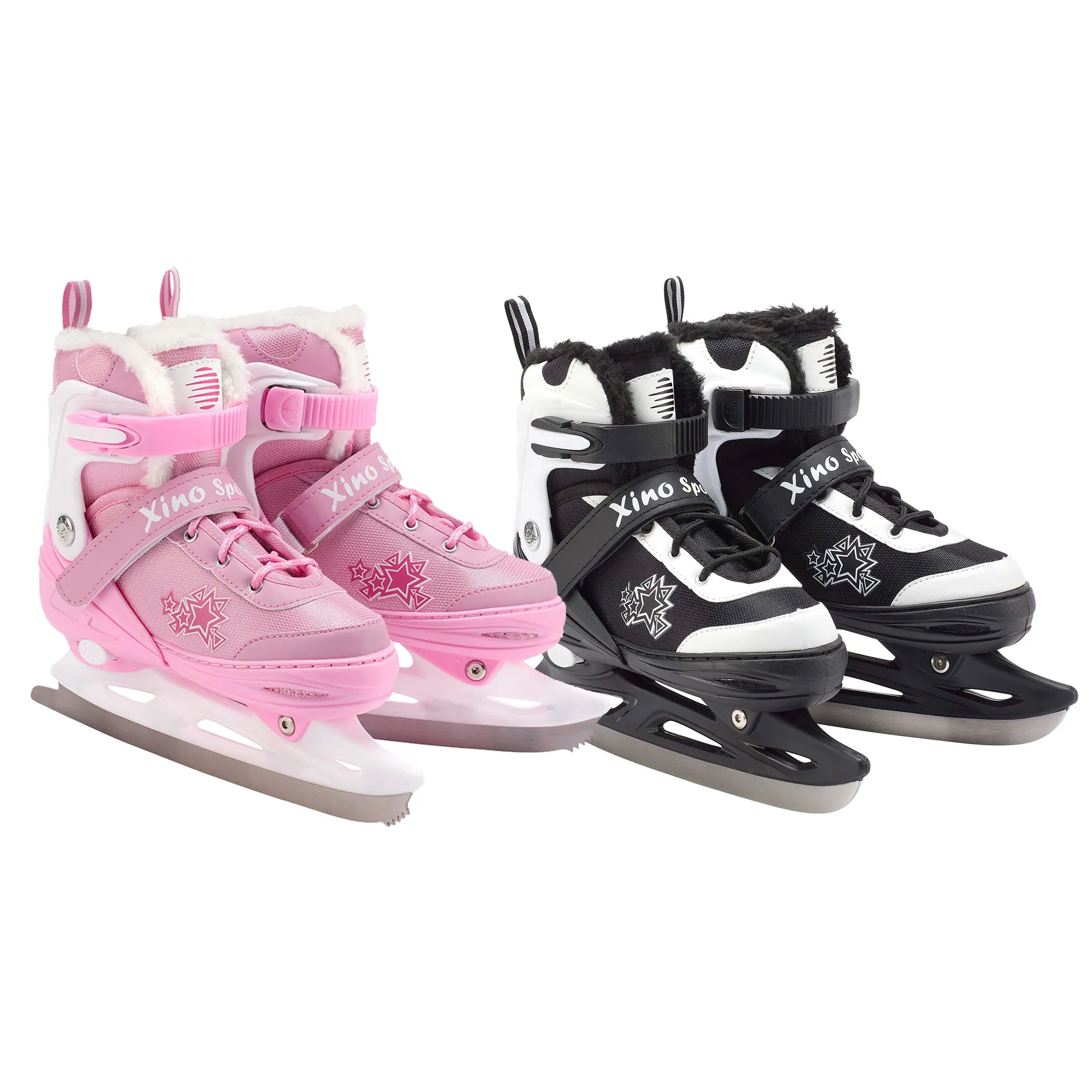 Ice Skates For Kids | Adjustable | Ankle Support | Pink