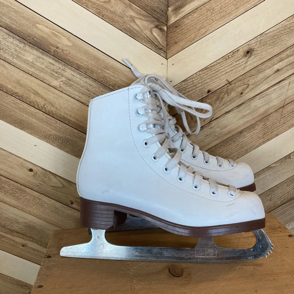 Jackson - Glacier 120 Kid's Figure Skates - MSRP comparable $60: White-children-1