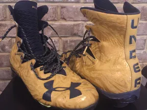 Jerry Tillery 2017 Notre Dame Team Issued/ Game Used Under Armour Cleats #99