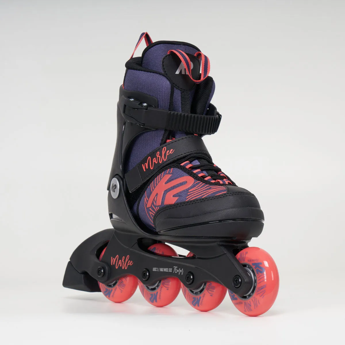 K2 Marlee Junior Inline Skates - Purple / Coral