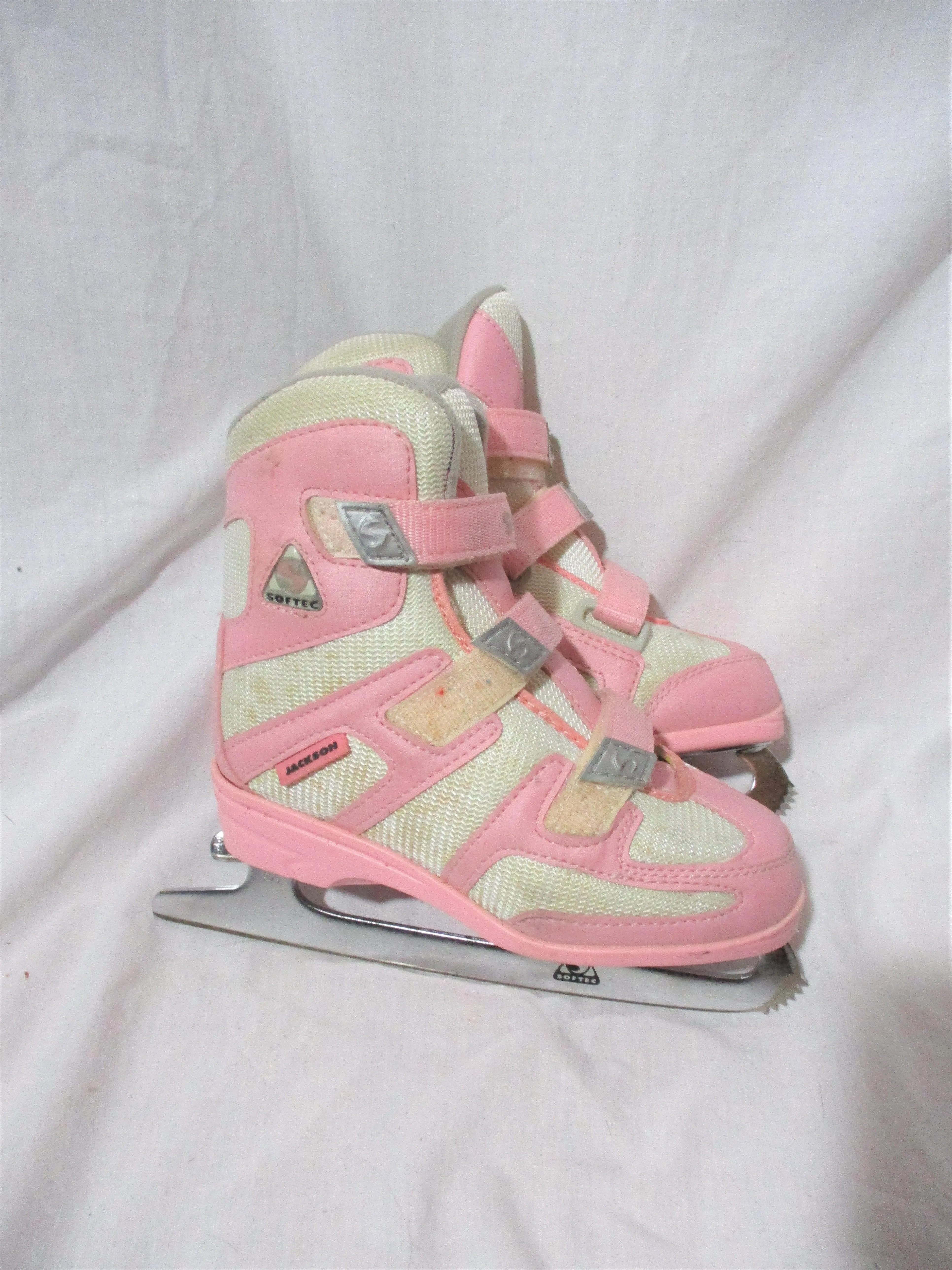 Kids Girls Youth JACKSON SOFTEC Figure Ice Hockey Skates Winter Sport PINK Competition 2