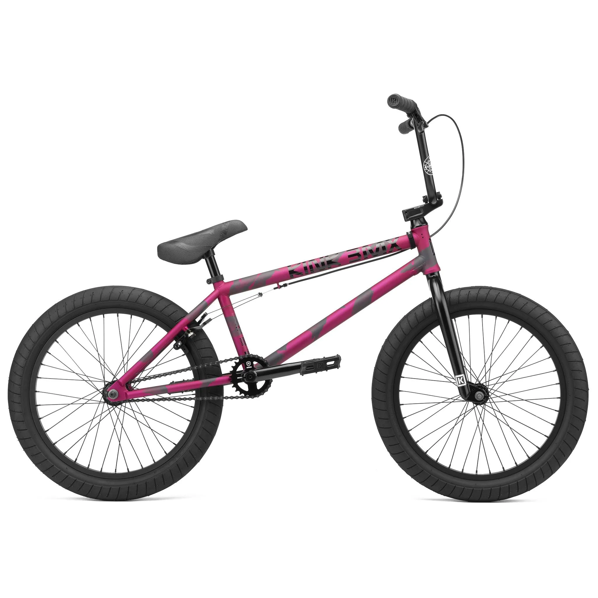 Kink 2023 Launch Complete BMX Bike - Matte Cosmos Magenta