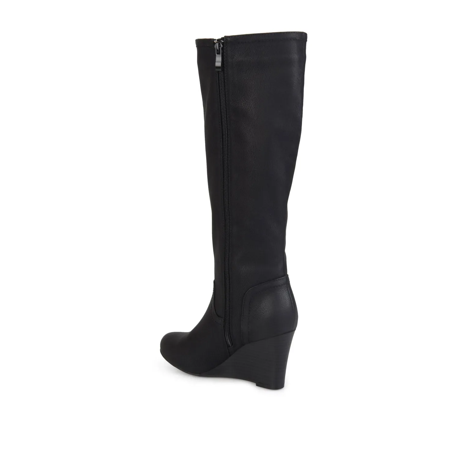 LANGLY KNEE-HIGH BOOTS IN FAUX LEATHER