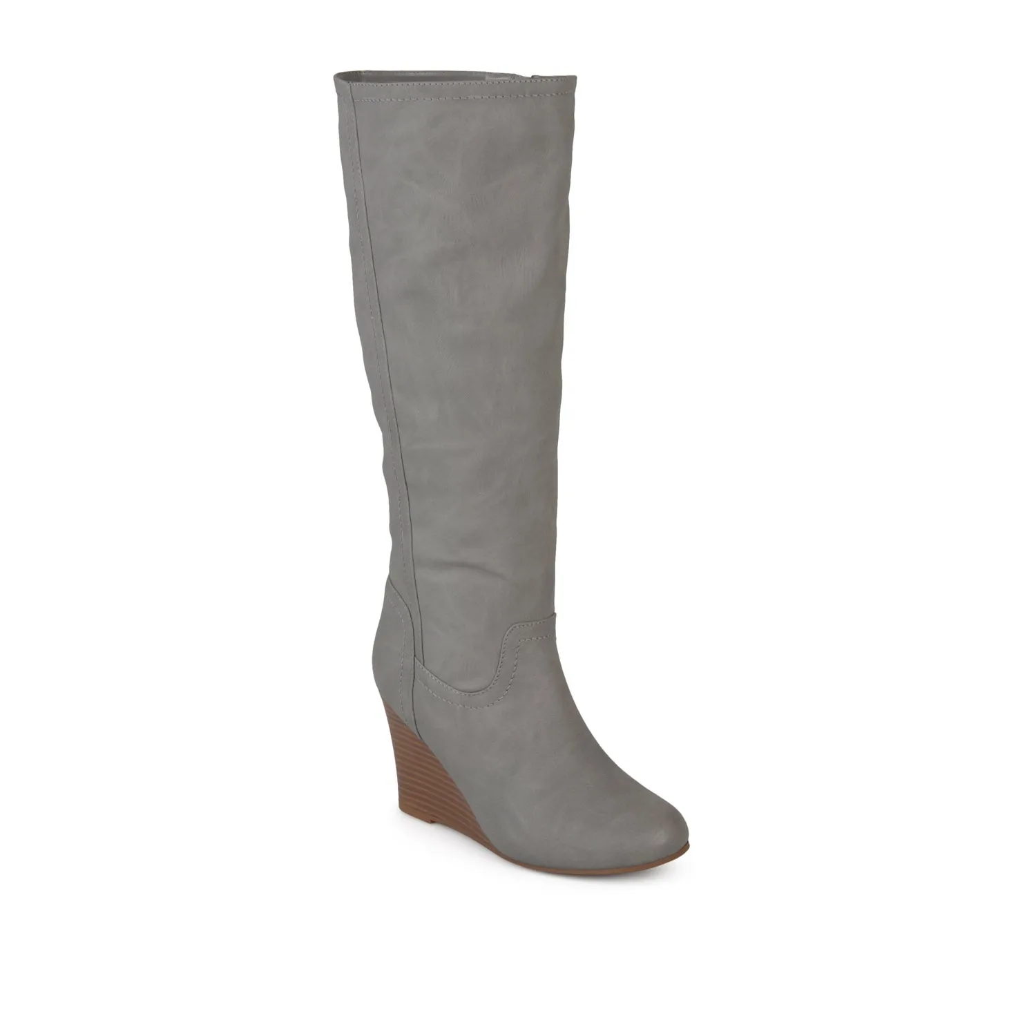 LANGLY KNEE-HIGH BOOTS IN FAUX LEATHER