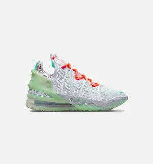 LeBron 18 Mens Basketball Shoes -  Blue Tint