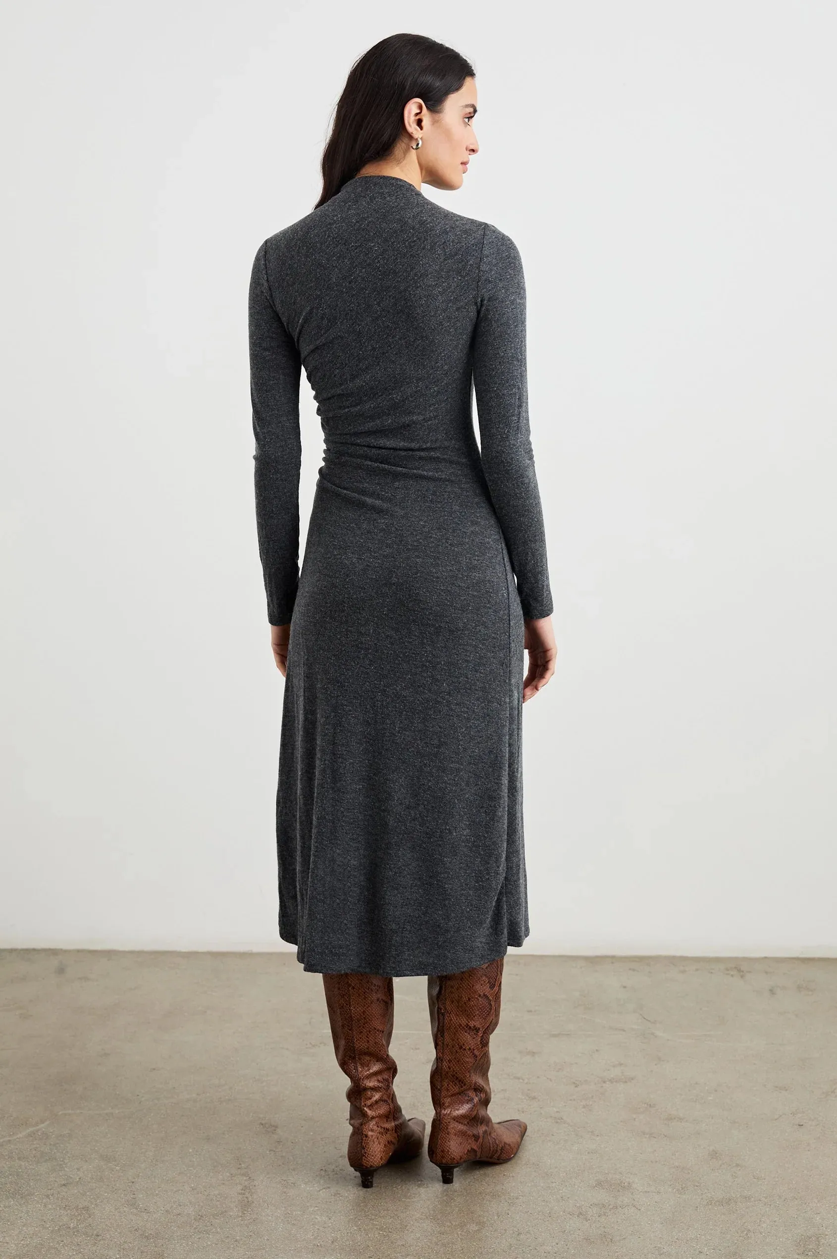 Margaret Dress Charcoal