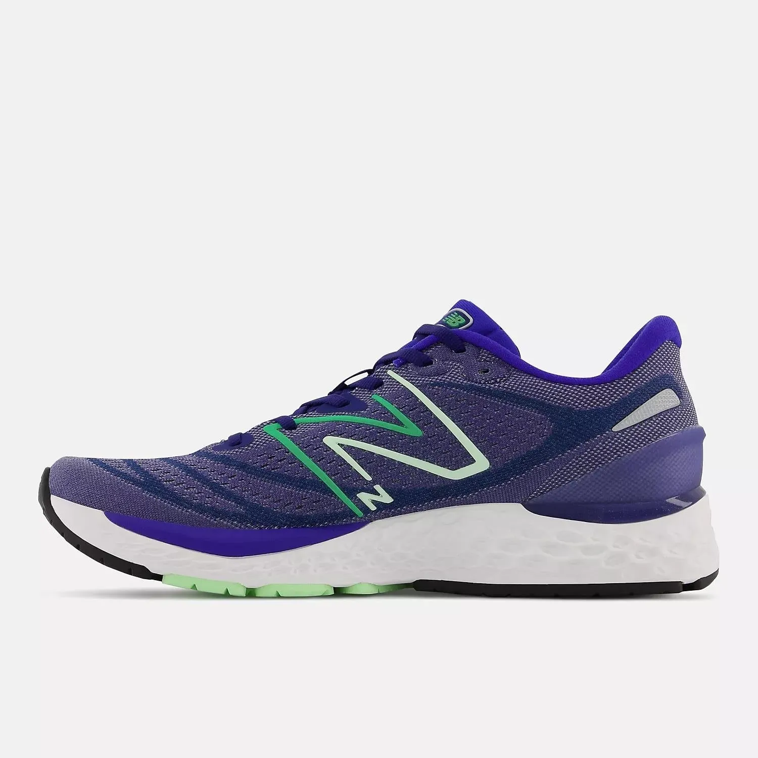 Men's Wide Fit New Balance MSOLVPW4 Running/Walking Trainers - Blue/Grey