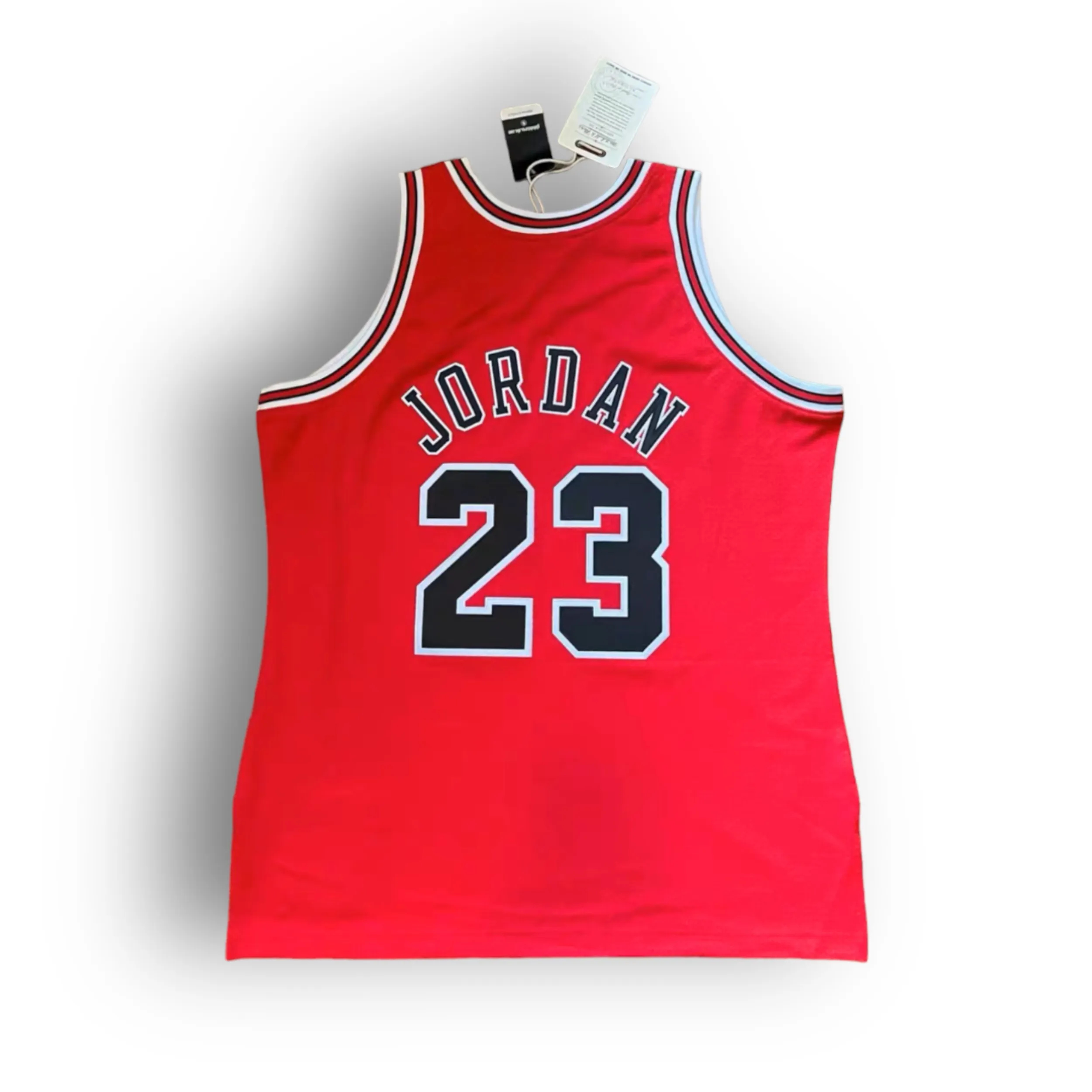 Mitchell & Ness Michael Jordan 97-98 Chicago Bulls 23 "NBA Final" Away Authentic Jersey - Red